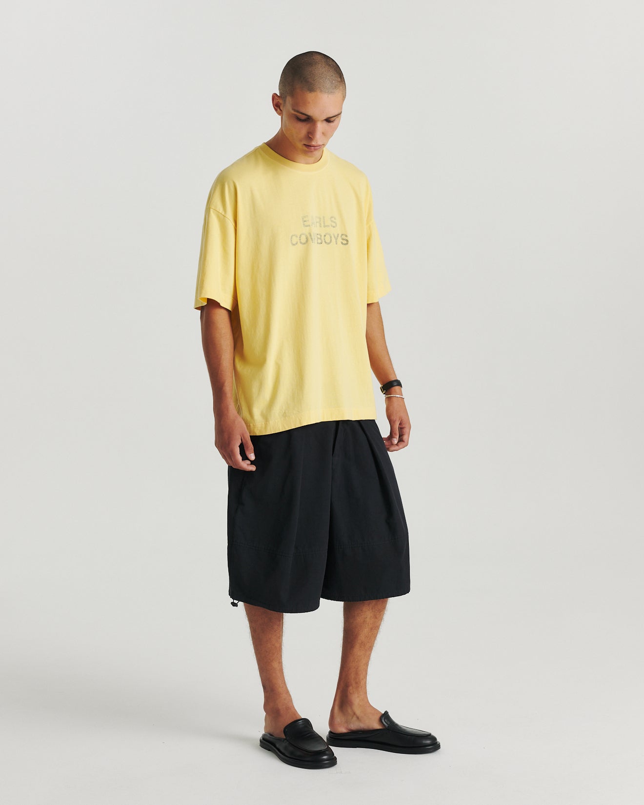 Cowboys Tee - Pale Yellow