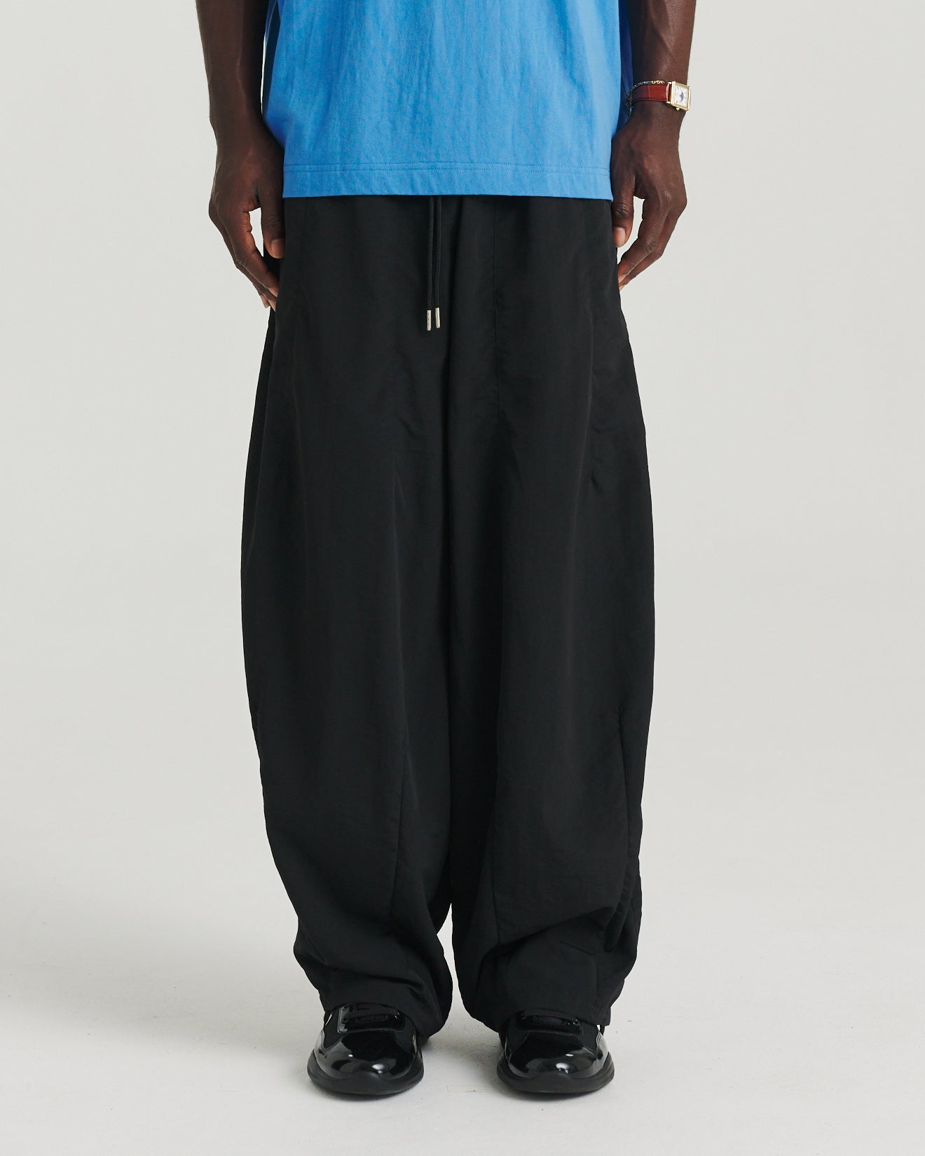 Nylon Relax Pant - Black