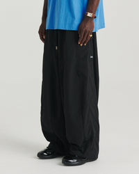 Nylon Relax Pant - Black