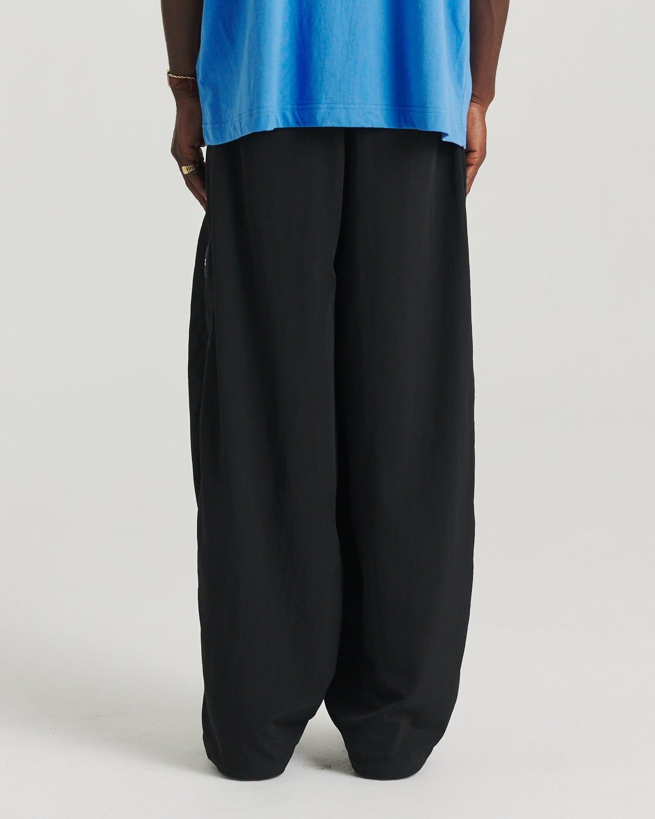 Nylon Relax Pant - Black