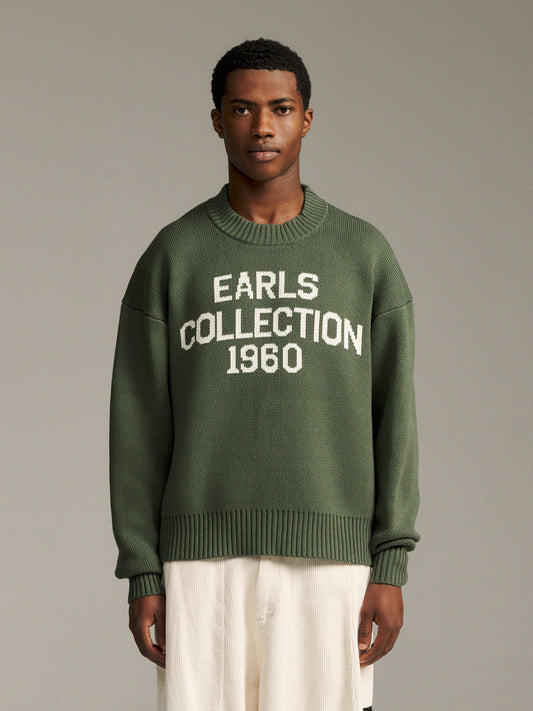 Association Knit - Khaki/White