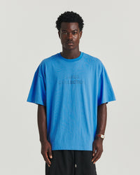 Reverse Print Tee - Blue