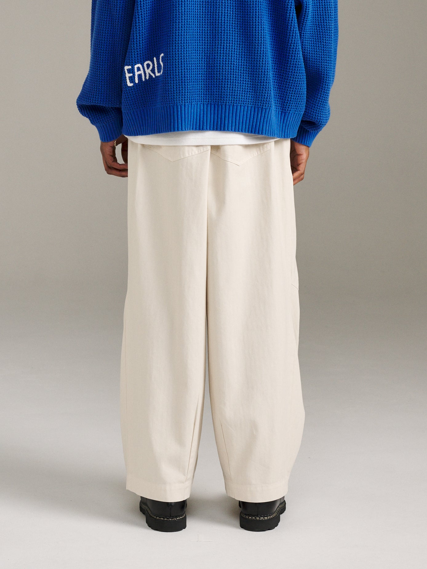 Charlie Pant Herringbone - Ivory