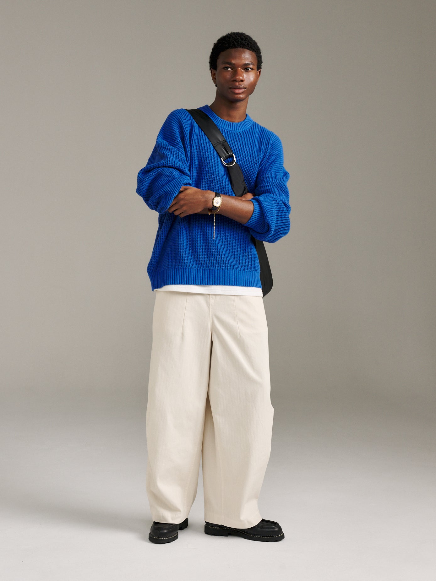 Charlie Pant Herringbone - Ivory