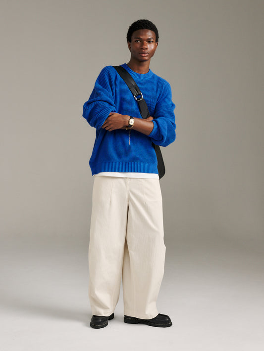 Charlie Pant Herringbone - Ivory