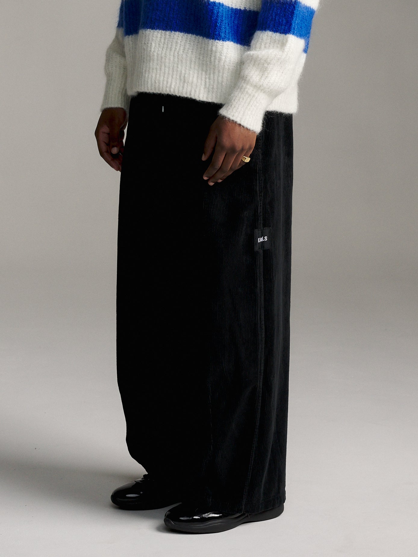 Relax Cord Pant - Black