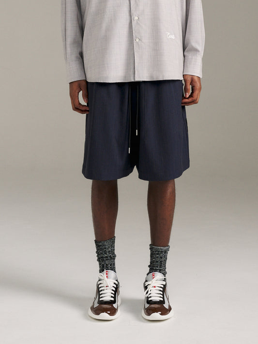 TR Relax Short - Navy Stripe
