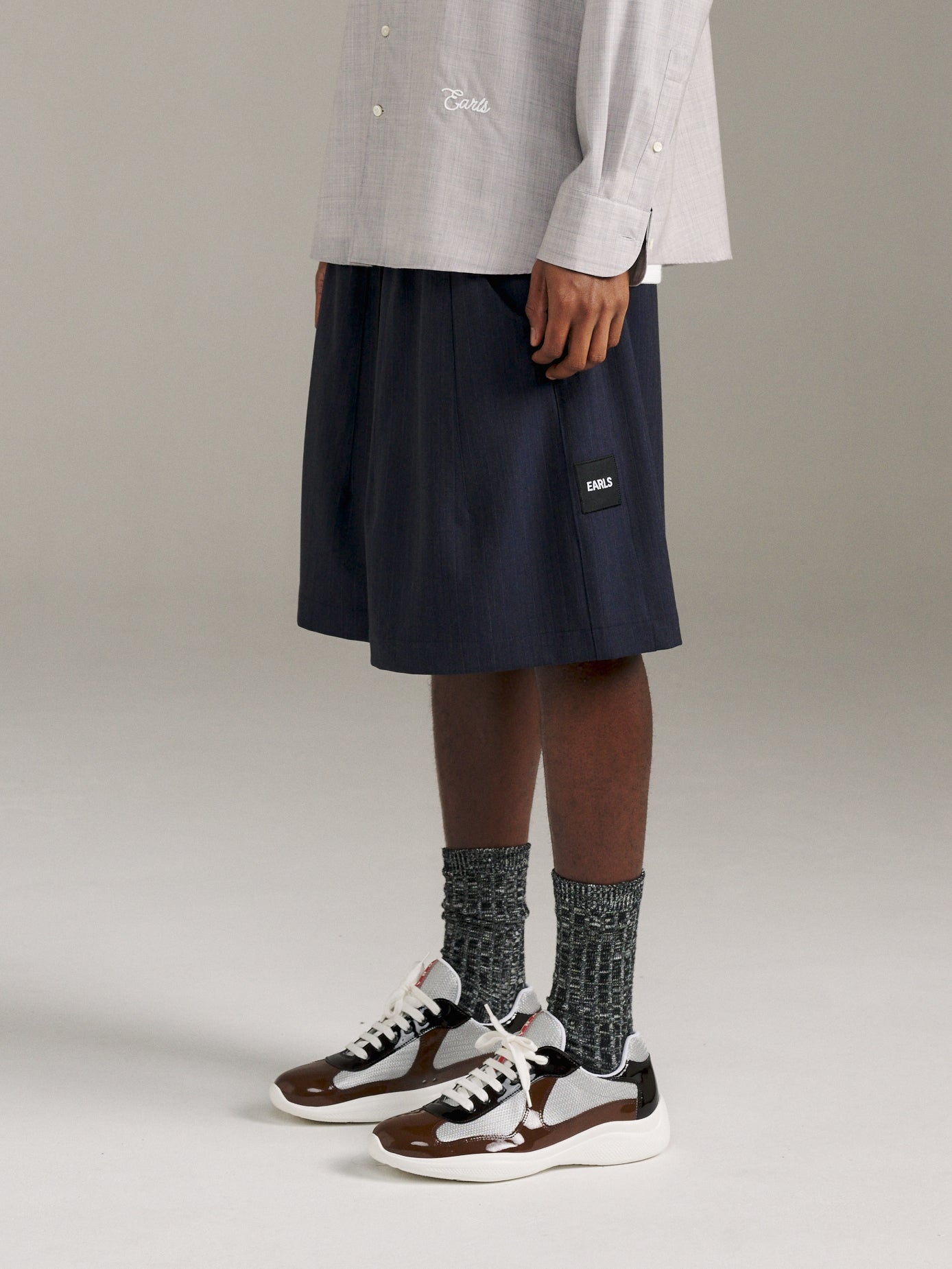 TR Relax Short - Navy Stripe
