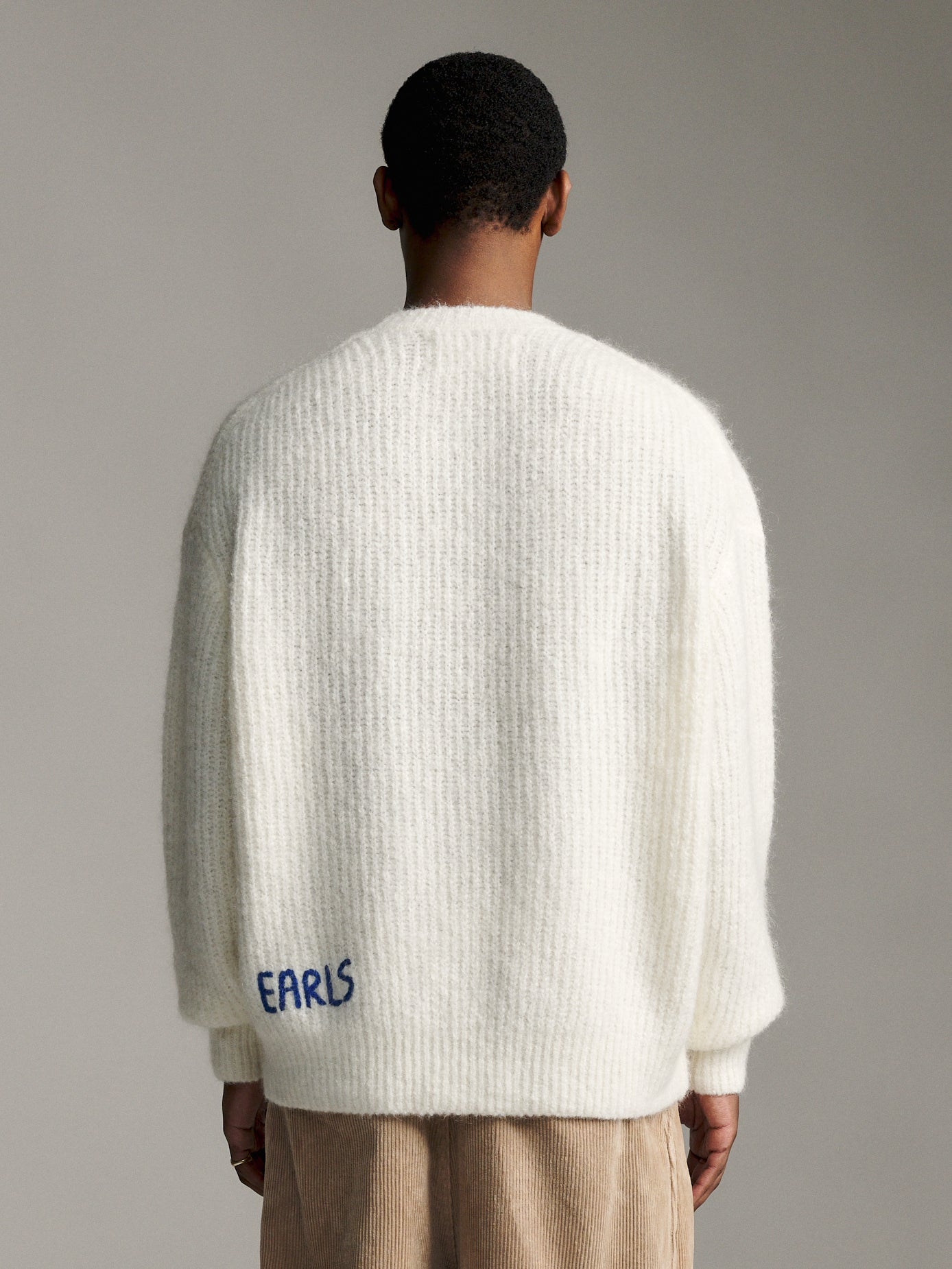 Solid Mohair Knit - Off White