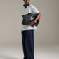 Sports Polo - Grey Marle/Navy
