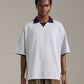 Sports Polo - Grey Marle/Navy