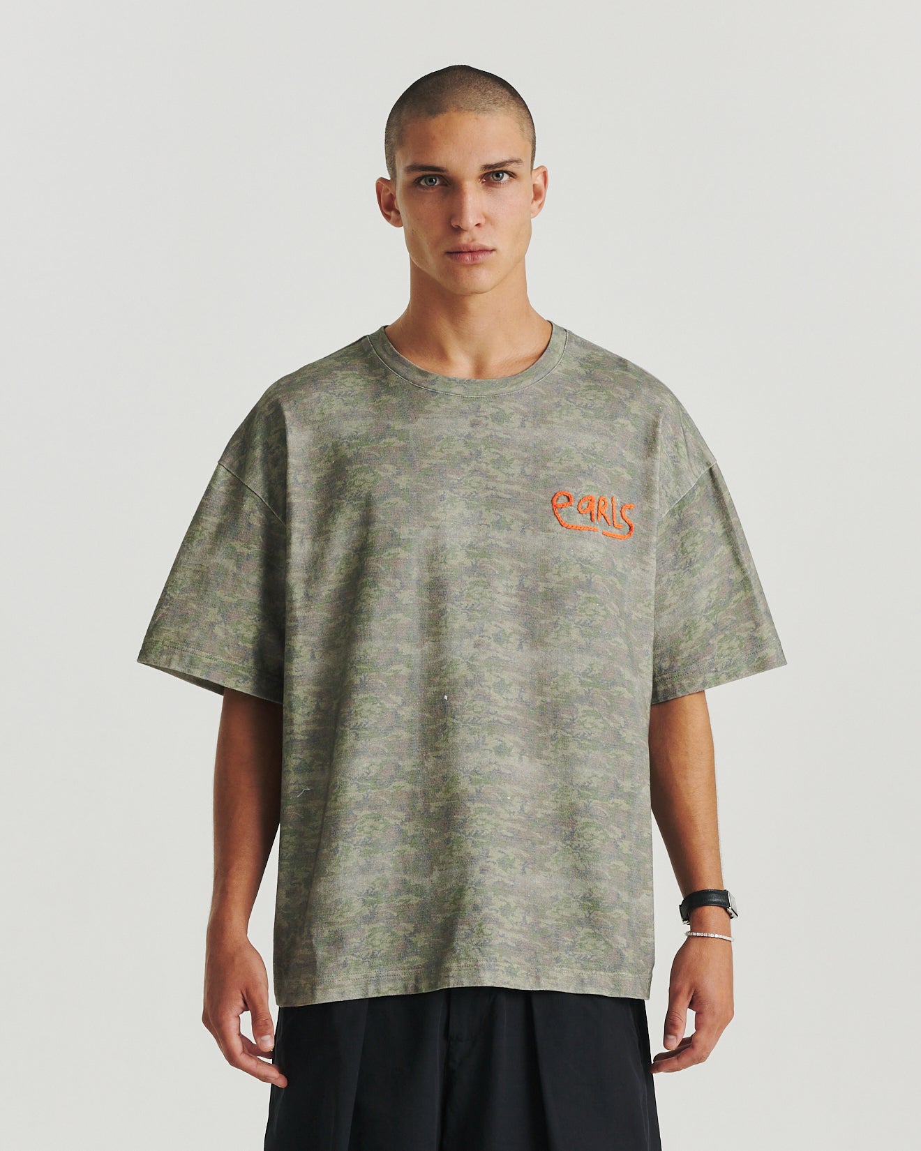 Print Stitch Tee - Woodland