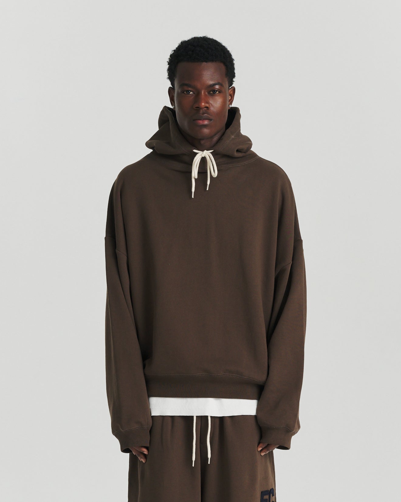 Warm Up Hood - Brown