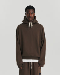 Warm Up Hood - Brown