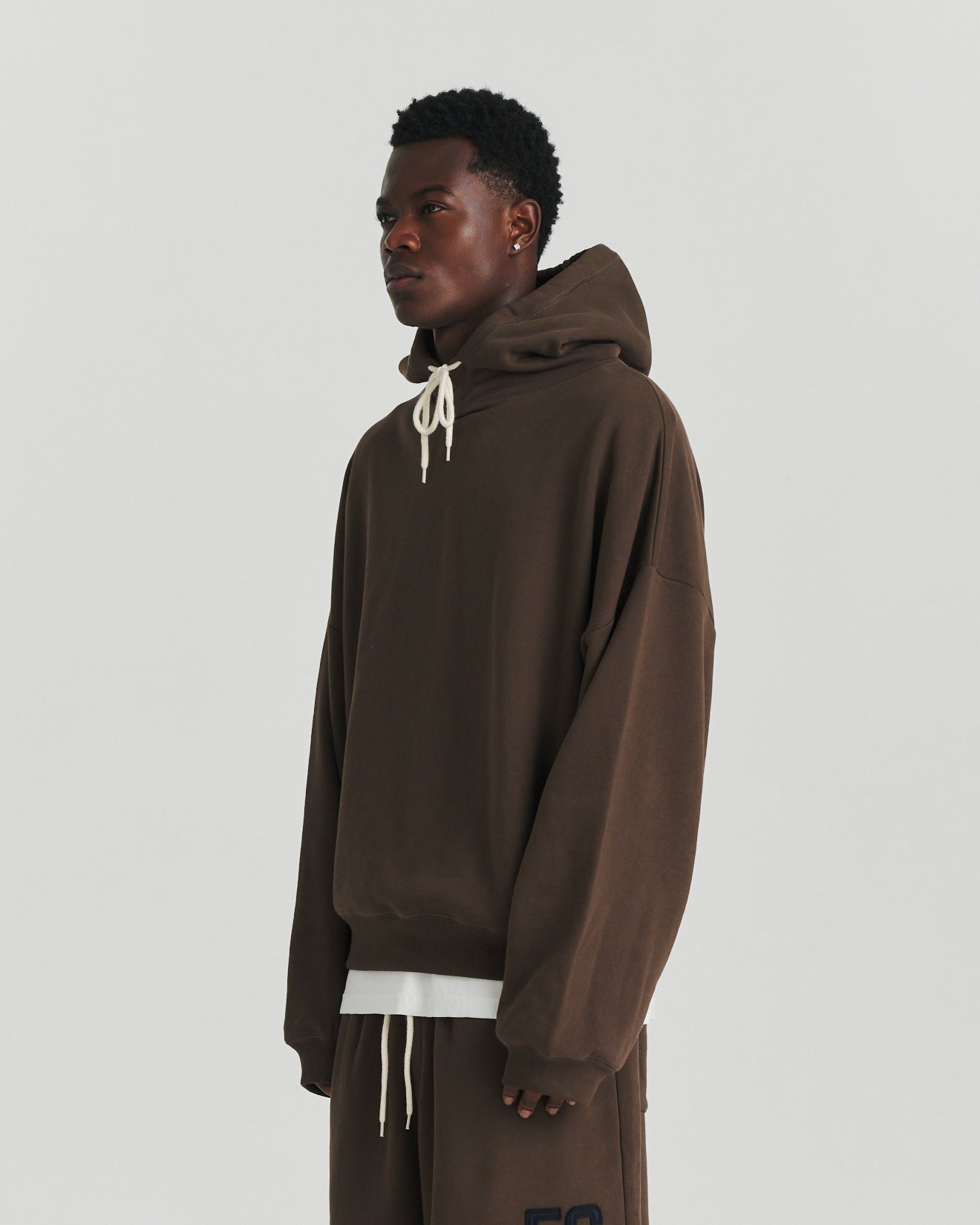 Warm Up Hood - Brown