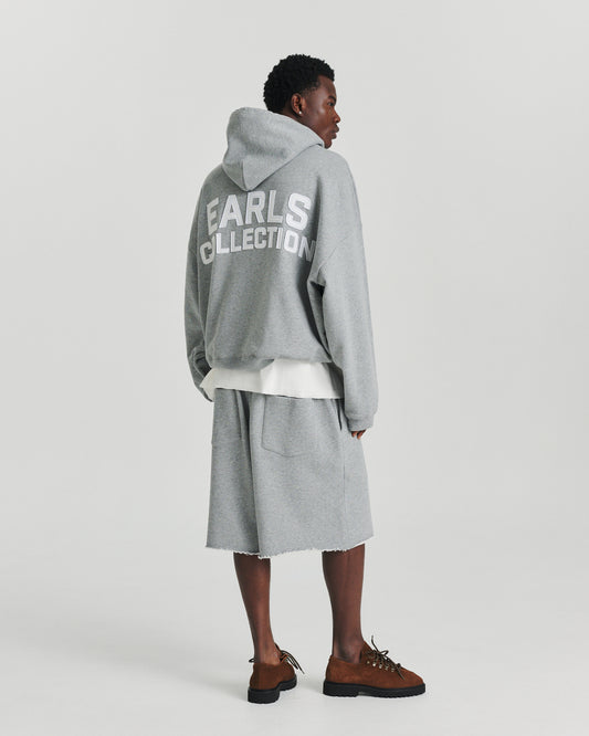 Warm Up Hood - Grey Marle