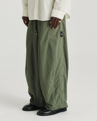 Nylon Relax Pant - Khaki