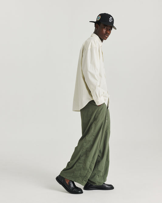 Nylon Relax Pant - Khaki