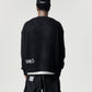 Mohair Knit Crew - Black