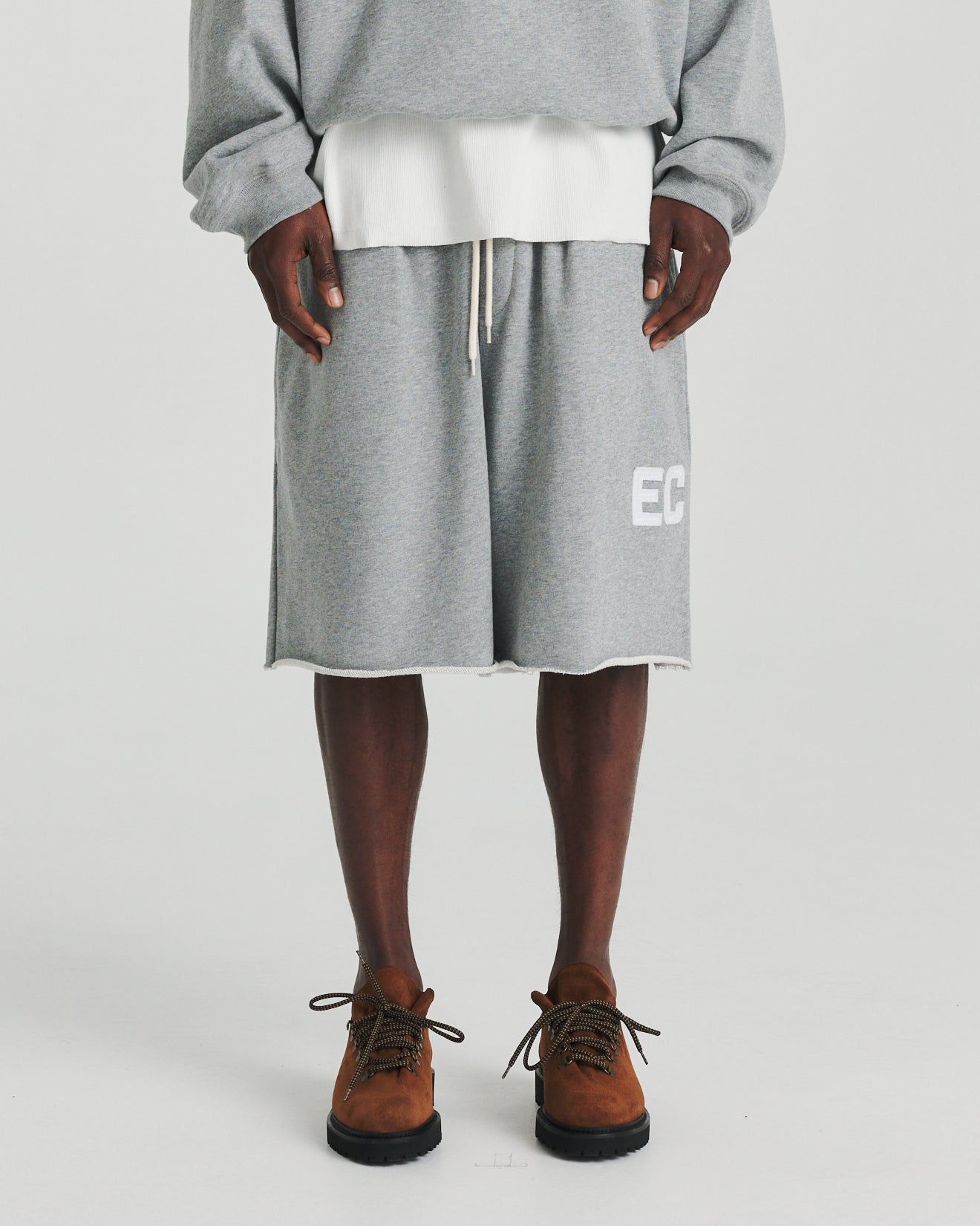 Warm Up Short - Grey Marle