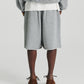 Warm Up Short - Grey Marle