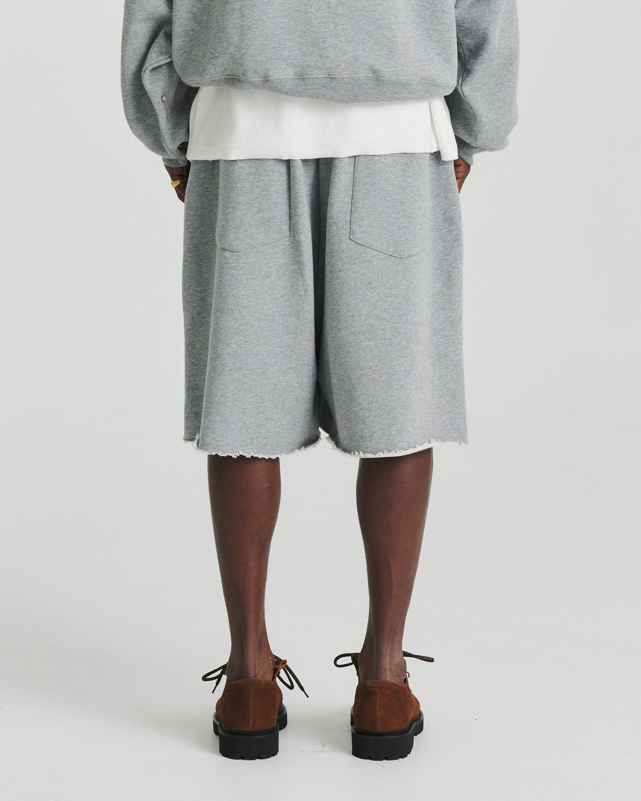 Warm Up Short - Grey Marle