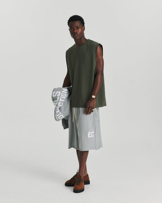 Warm Up Short - Grey Marle