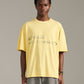 Reverse Logo Tee - Pale Yellow