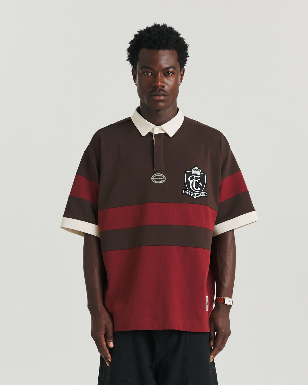 Block Rugby - Brown/Red – Earls Collection