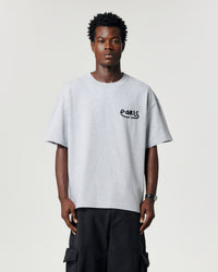Thick Stitch Block Tee - Grey/Black