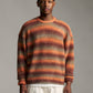 Ombre Knit Crew - Orange
