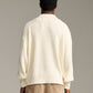 Solid Knit Polo - Cream