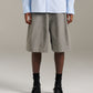 Herringbone Short - Stone