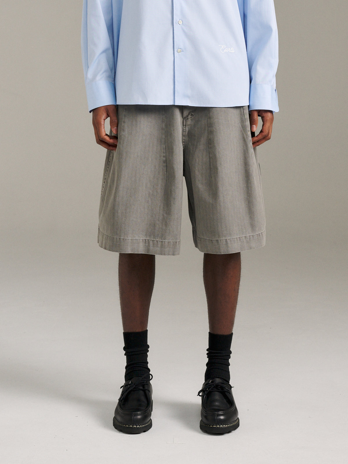 Herringbone Short - Stone