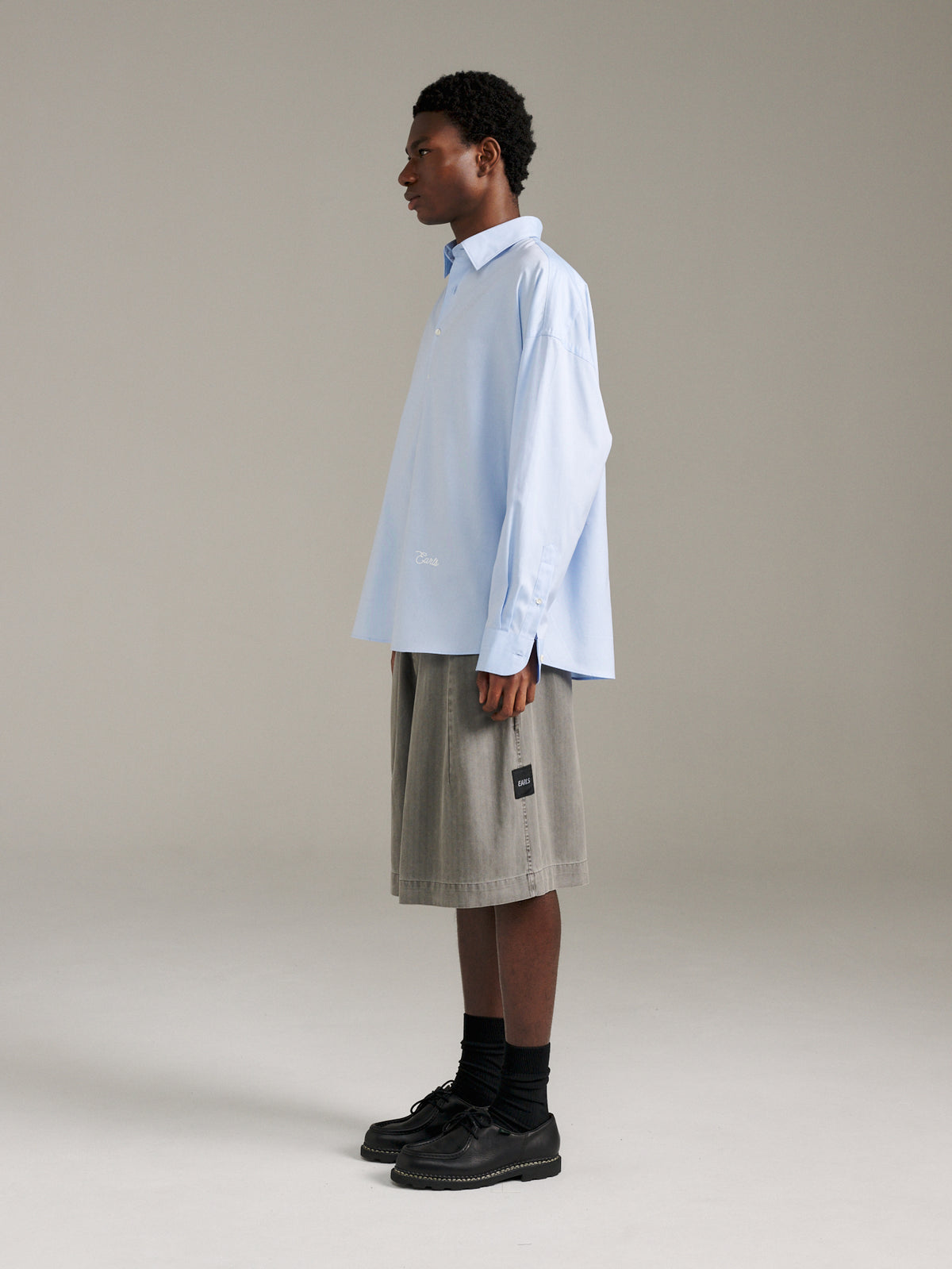 Herringbone Short - Stone