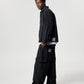 Cropped Work Jacket - Coal