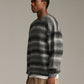 Ombre Knit Crew - Greyscale