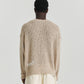 Linen Knit Crew - Orange
