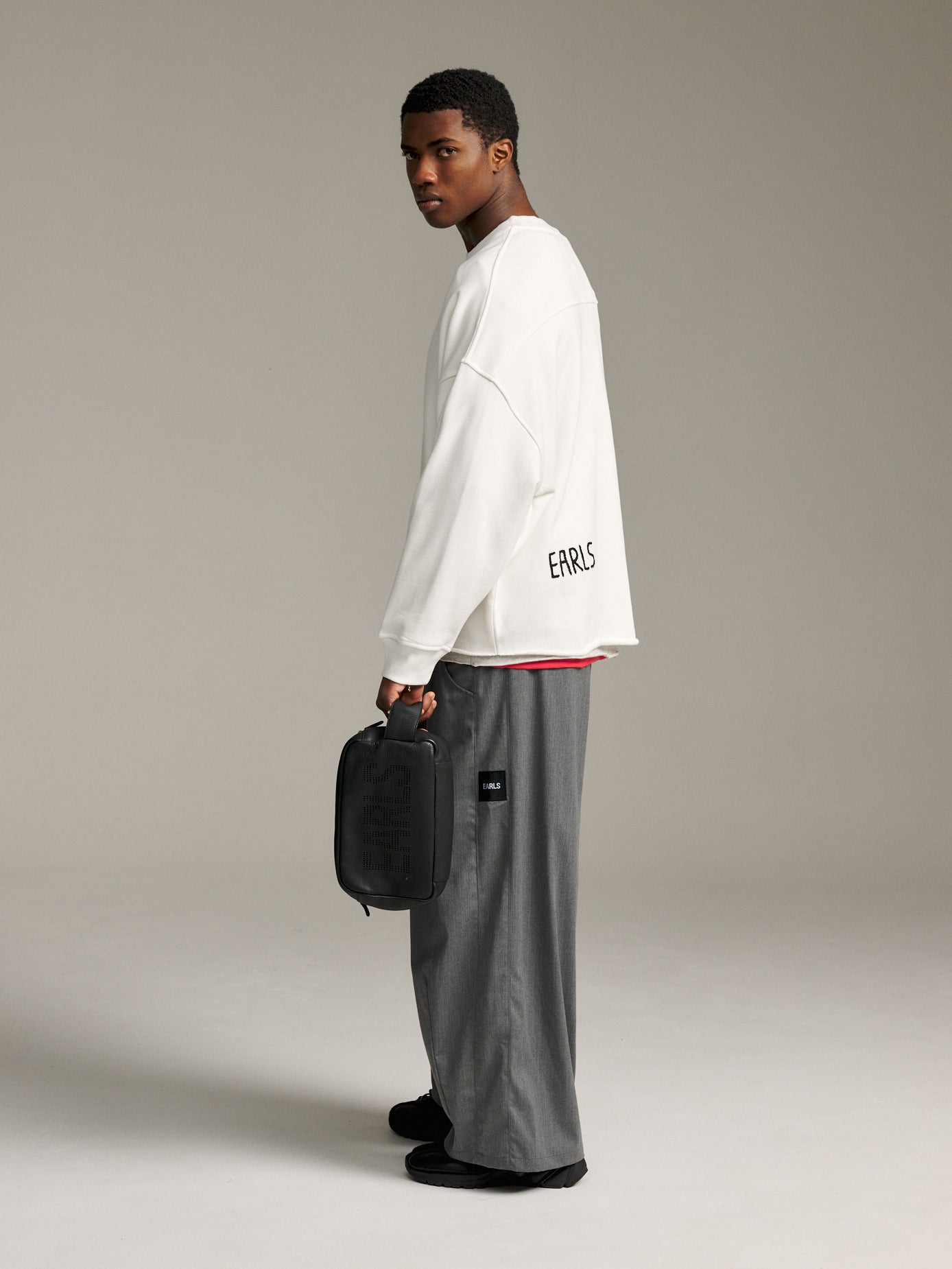 Raw Edge Crew - White