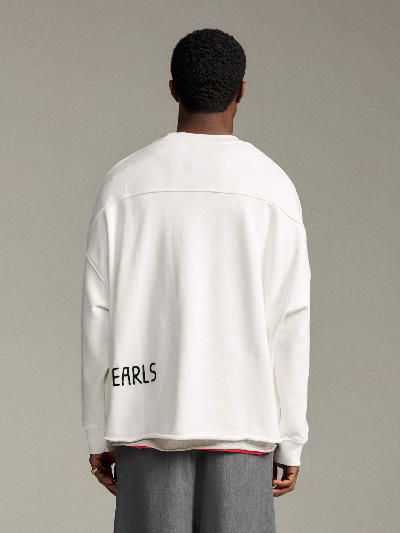 Raw Edge Crew - White