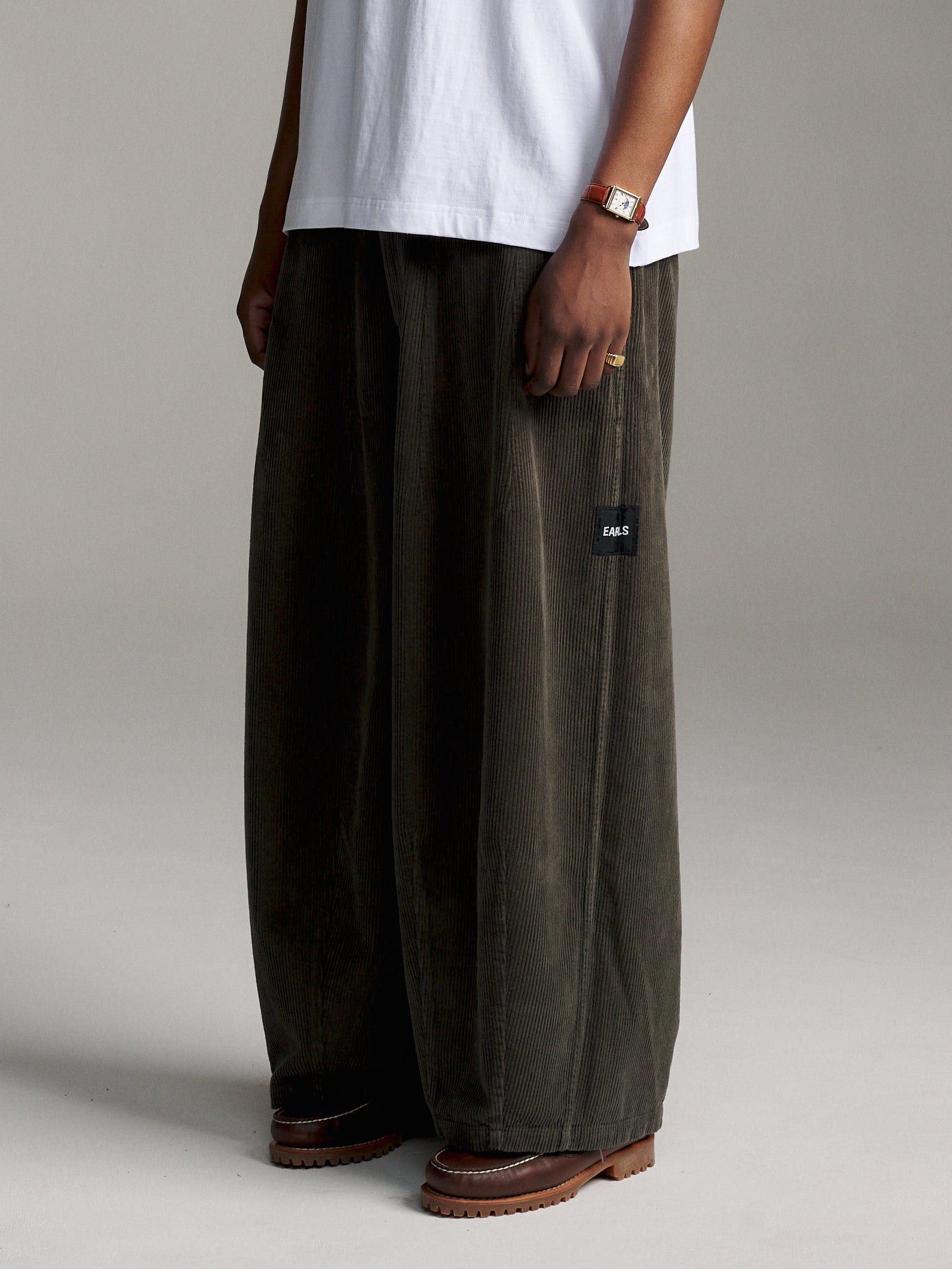 Relax Cord Pant - Khaki
