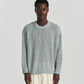 Linen Knit Crew - Blue