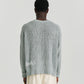Linen Knit Crew - Blue