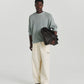 Linen Knit Crew - Blue