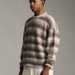 Ombre Knit Crew - Brown