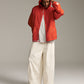 Nylon Zip Hood - Brick