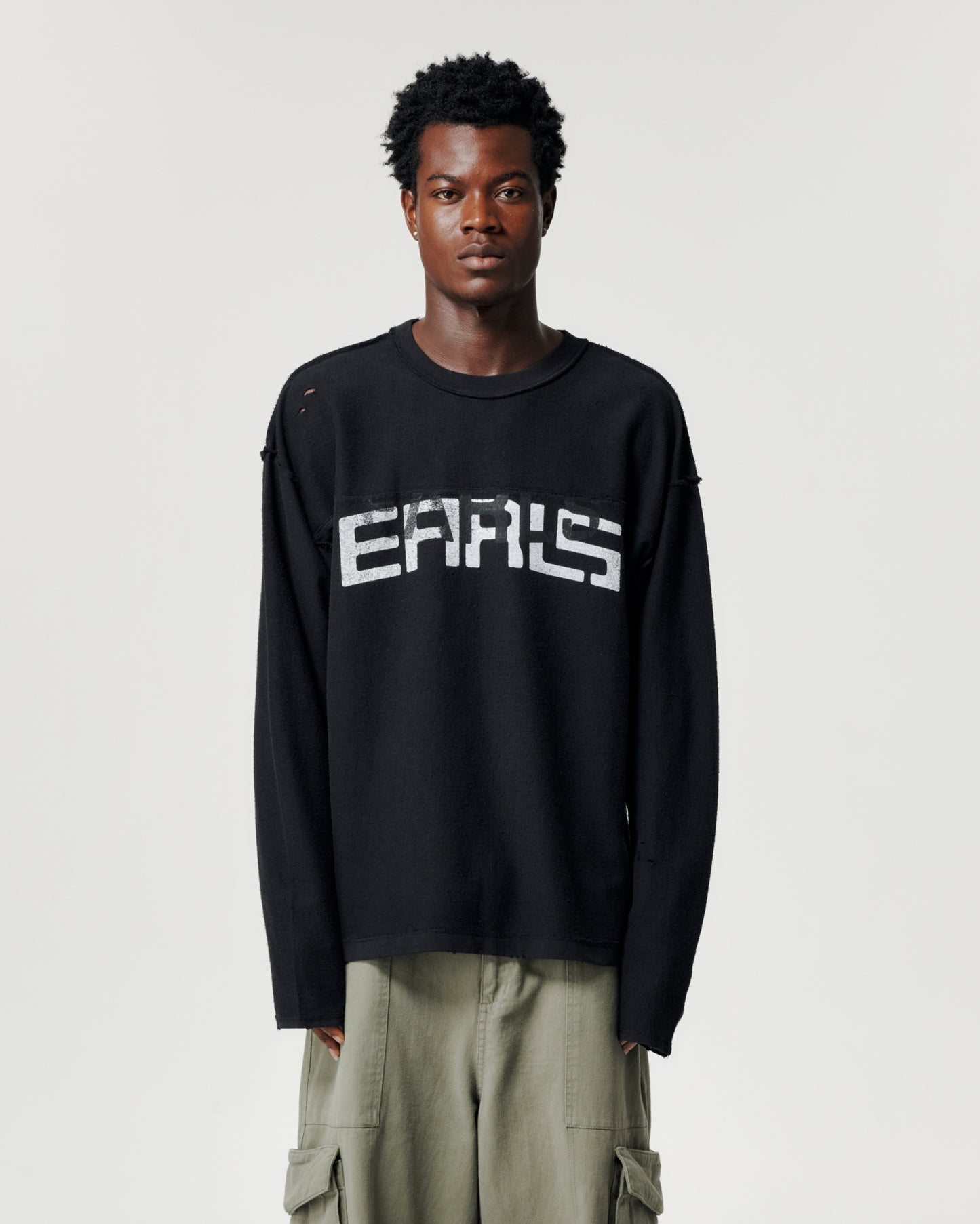 Decimated Long Sleeve - Black