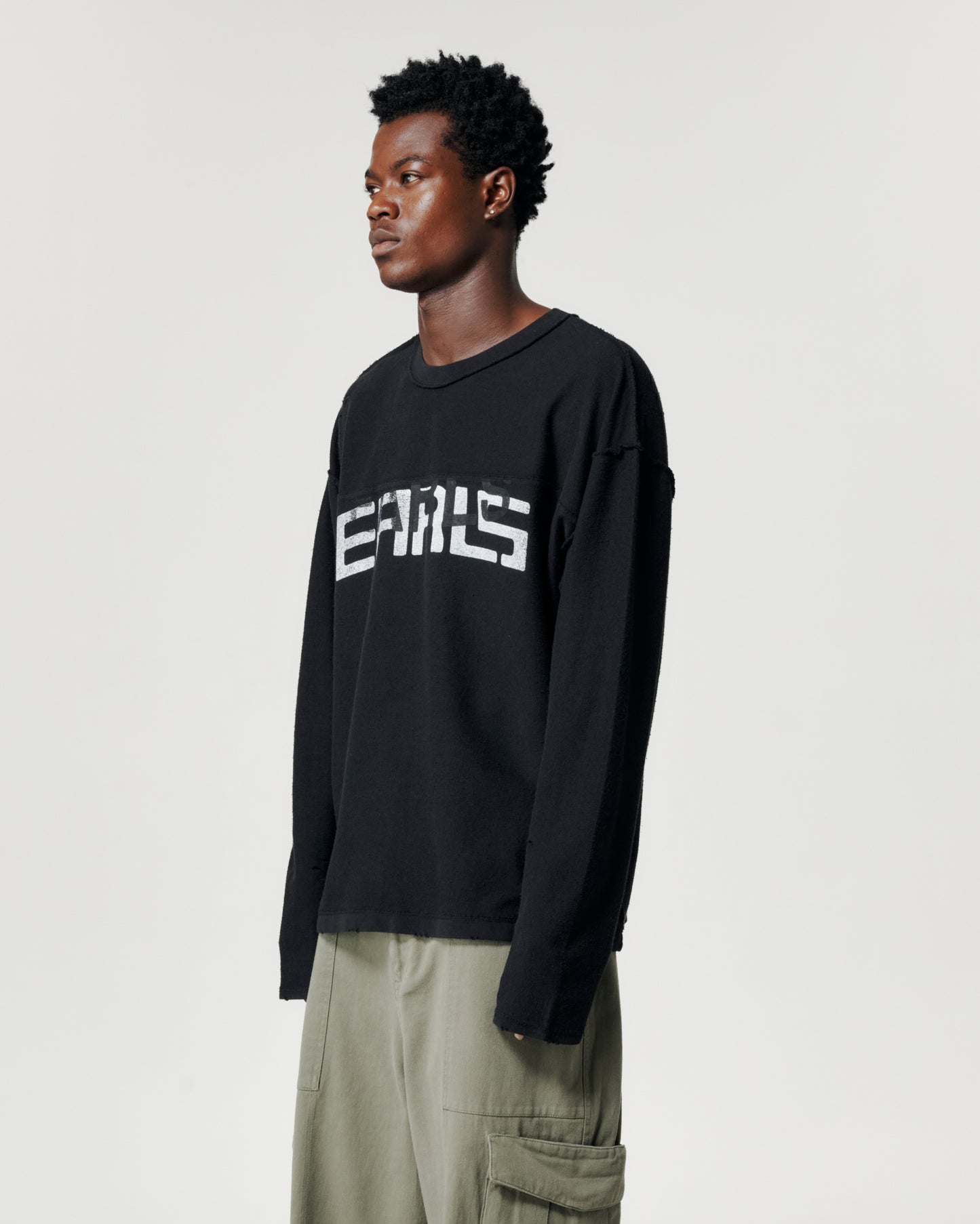 Decimated Long Sleeve - Black