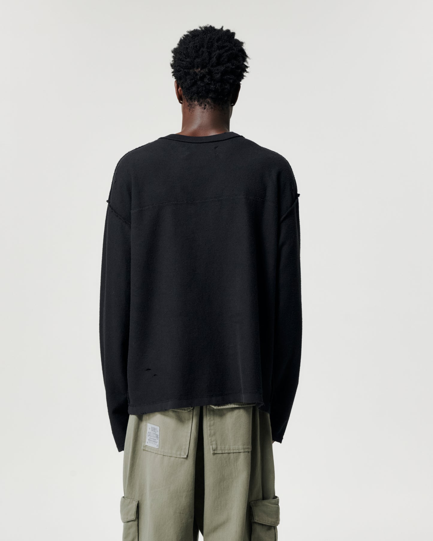 Decimated Long Sleeve - Black