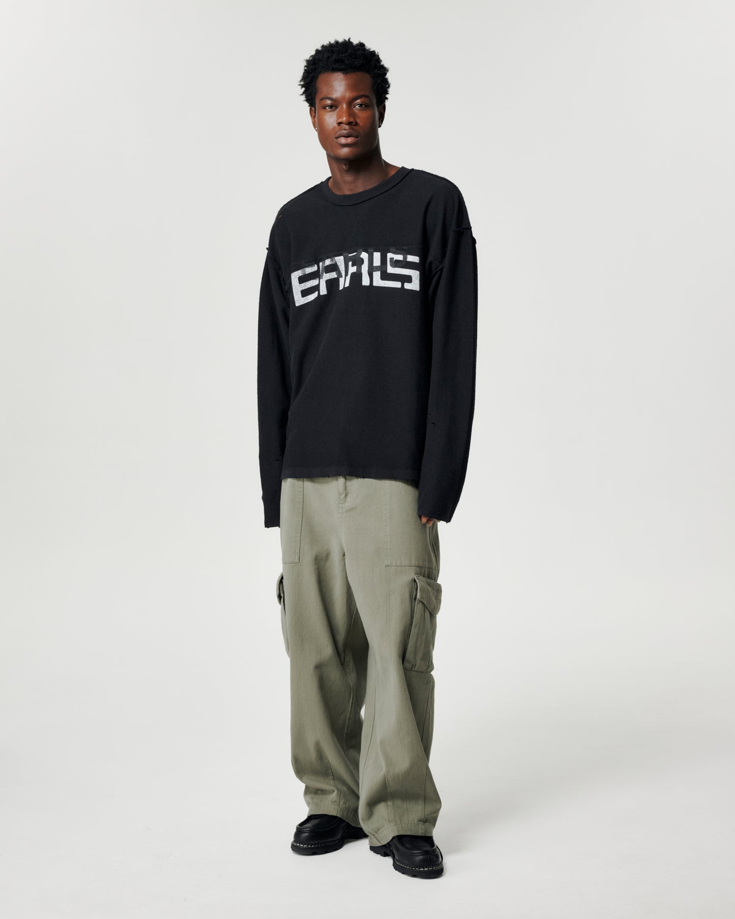 Decimated Long Sleeve - Black